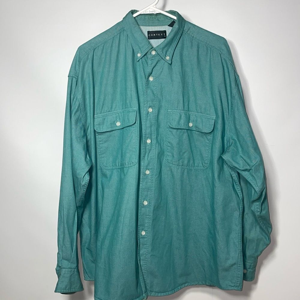 Context long sleeve button down shirt